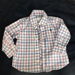 Ralph Lauren polo dress shirt (9 month)